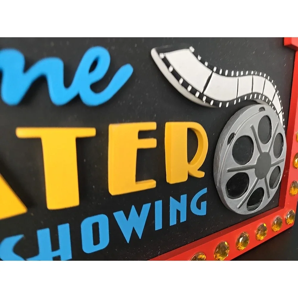 Arlyn's Home Theater Marquee Sign 20x10